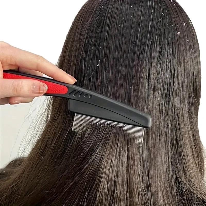 Comb Extractor Stainless Steel Fine Tooth Comb Tweezers Comb Lice Comb Dandruff Comb ...