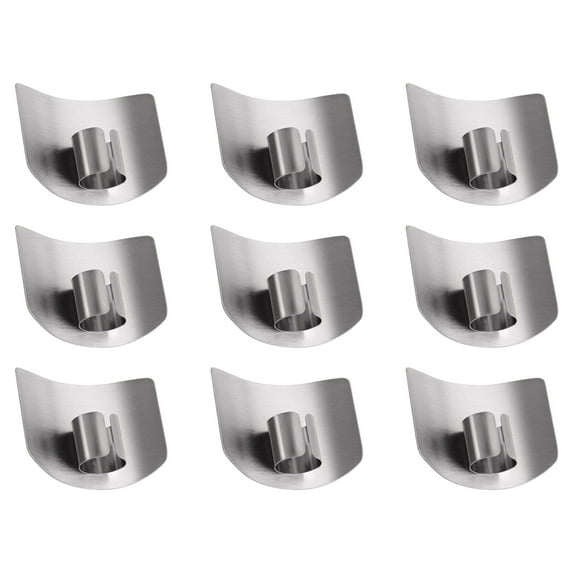 Stainless Steel Finger Guard | Adjustable Kitchen Vegetable Cutter Hand Protector | Left & Right Hand Use | Safe Slicing Tool for Chefs & Home Cooks