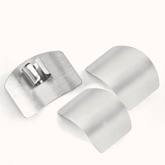 Stainless Steel Finger Guard for Mandoline Slicer, Adjustable Finger Protector, Kitchen Hand Shield for Vegetable Slicing and Food Prep