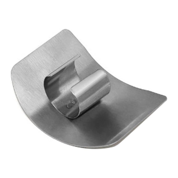 Stainless Steel Finger Guard for Slicing and Chopping Kitchen Hand Protector Adjustable Food Cutting Safety Tool