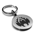 thumbnail image 1 of Stainless Steel Fire Element Round Medallion Keychain Circle Ring, 1 of 2