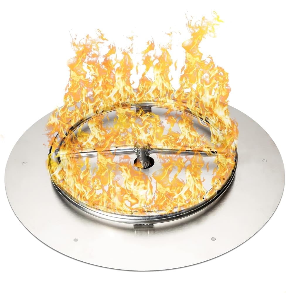 Stainless Steel Fire Pit Burner Pan and Ring for NG or LP