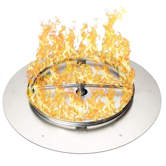 Stainless Steel Fire Pit Burner Pan and Ring for NG or LP