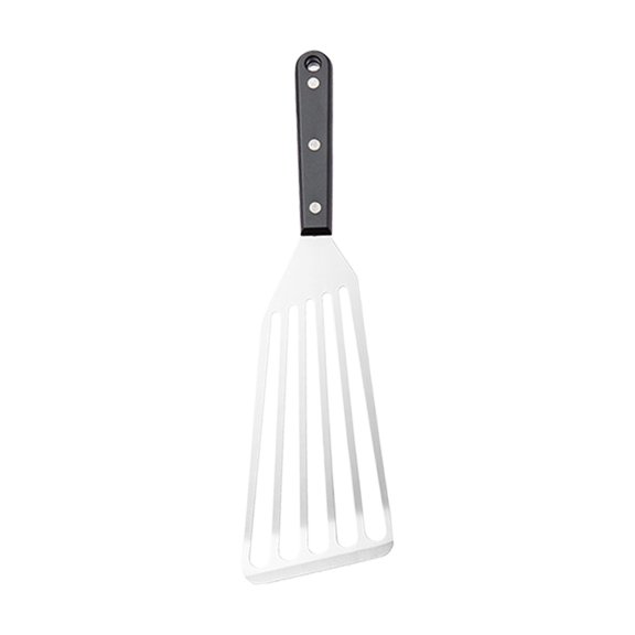 Stainless Steel Fish Lifter BBQ Spatula With Ergonomic Grip Handle For Flipping Fish And Vegetables In Kitchen