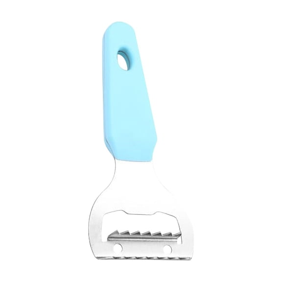 Stainless Steel Fish Scale Remover Tool | Two-in-One Serrated Scraper Blade | Efficient Descaling & Gill Cleaning | Food Grade 430 | Rust Resistant | Easy to Clean | Dishwasher | Ideal