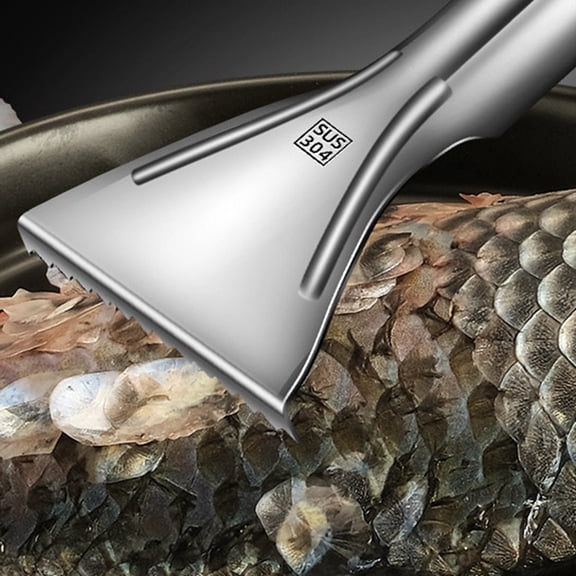 Stainless Steel Fish Scaling Scraper Tool Manual Descaler for Efficient Cleaning