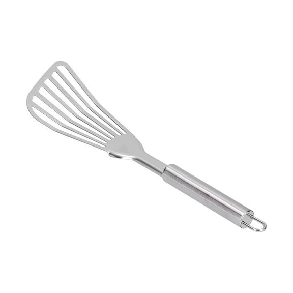 Stainless Steel Fish Spatula, Slotted Turner with Ergonomic Handle for Frying, Grilling, Baking, Bbq, Kitchen Cooking Tool, 1X Shovel