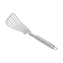 Stainless Steel Fish Spatula Ultra Thin Edge for Easy Turning & Flipping, Fish Spatulas for Nonstick Cookware,Stainless Steel Kitchen Cooking Spatula Flipper for Fish,Egg,Pancake(Silver,10.04x1.57")
