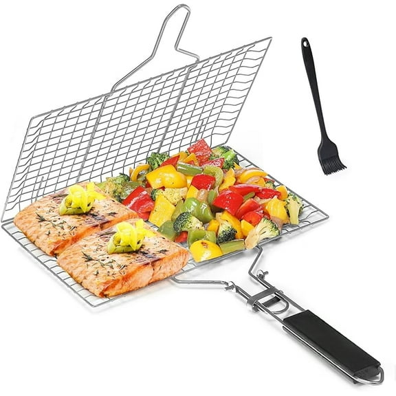 Stainless Steel Fish & Vegetable Grill Basket