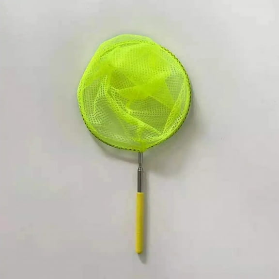 Stainless Steel Fishing Dip Net Colorful Telescopic Butterfly Net Kids Pocket Fish Dip Net Poles Fishing Toy Fishing Gear