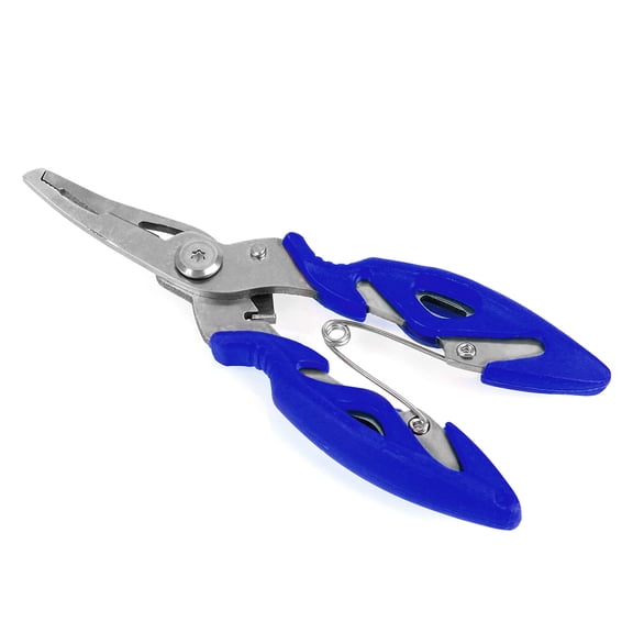 Stainless Steel Fishing Gripper Fish Lip Grip Clamp Grabber Fishing Tools with Connecting Rope Tool Clip Clamp Cutter Plier