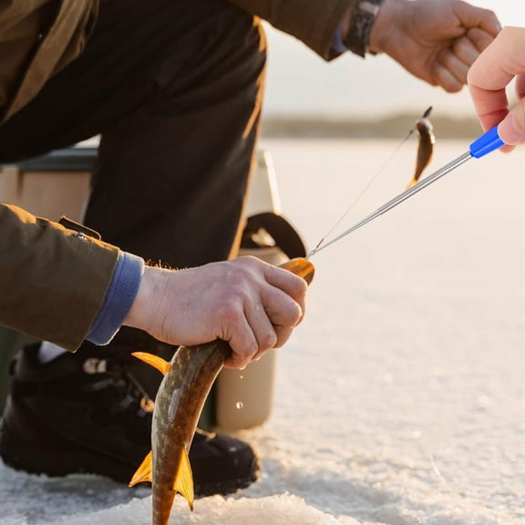 Stainless Steel Fishing Hook Removal Tool Efficient Quick Release Extractor Device For Safe Unhooking Angling Accessory