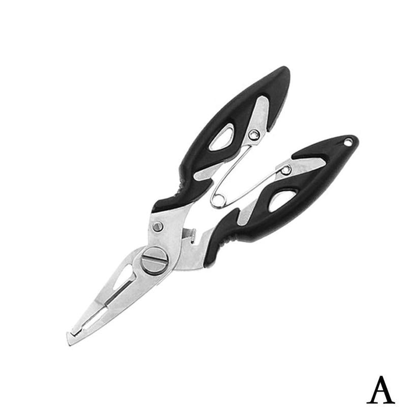 Stainless Steel Fishing Pliers Scissors Line Remove Hook Tackle Tool Kits Accessories Outdoor New