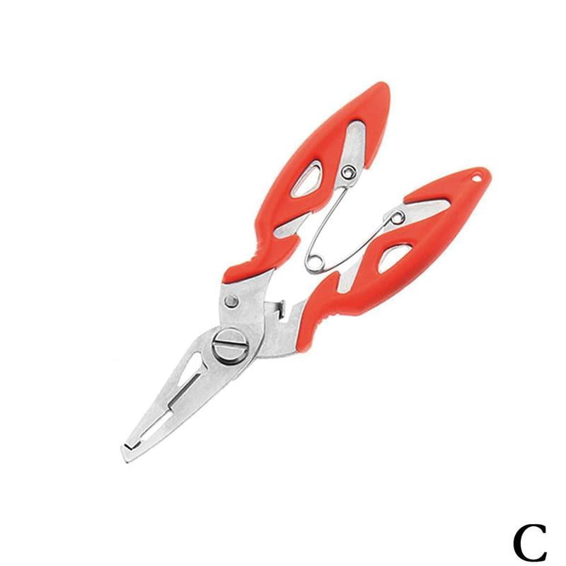 Stainless Steel Fishing Pliers Scissors Line Remove Hook Tackle Tool Kits Accessories Outdoor New