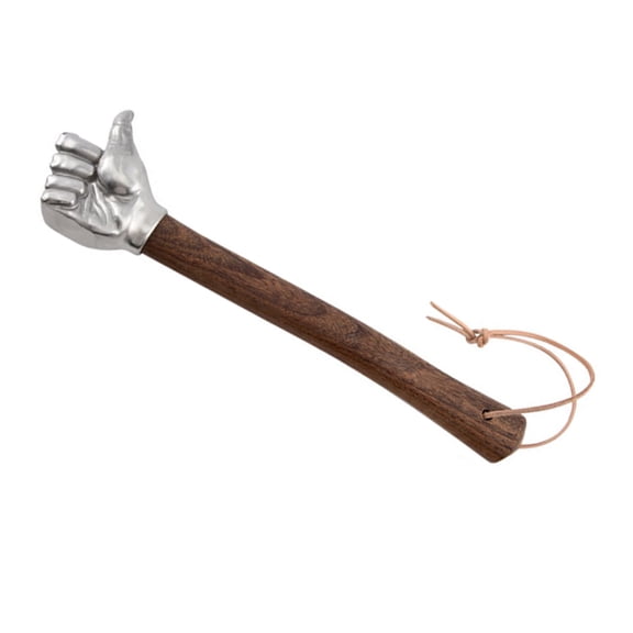 Stainless Steel Fist Shape Hammer Camping Wood Handle for Home Outdoor