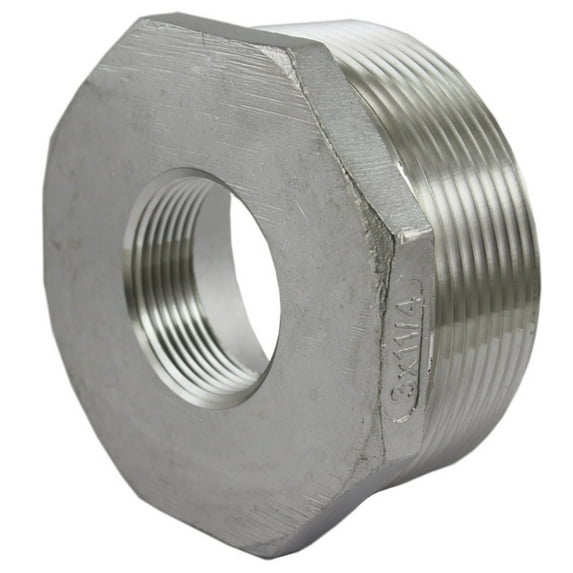 Stainless Steel Fittings Bushing 3" Male x 1-1/4" Female