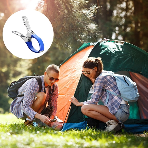 Stainless Steel Fixing For Clothesline Drying Rack | Universal Laundry Holder Hanger Clamp For Blankets Towels Garments