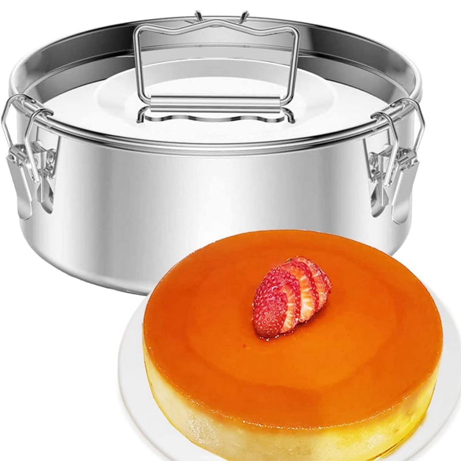 Flan pan with lid hotsell