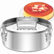 Stainless Steel Flan Pan, 63 oz Flanera Flan Mold with Lid Molde Para Flan Maker Compatible with Instant Pot 3 6 8qt Tart Pan Round Flanera Molds for Baking Oven Dishwasher Safe