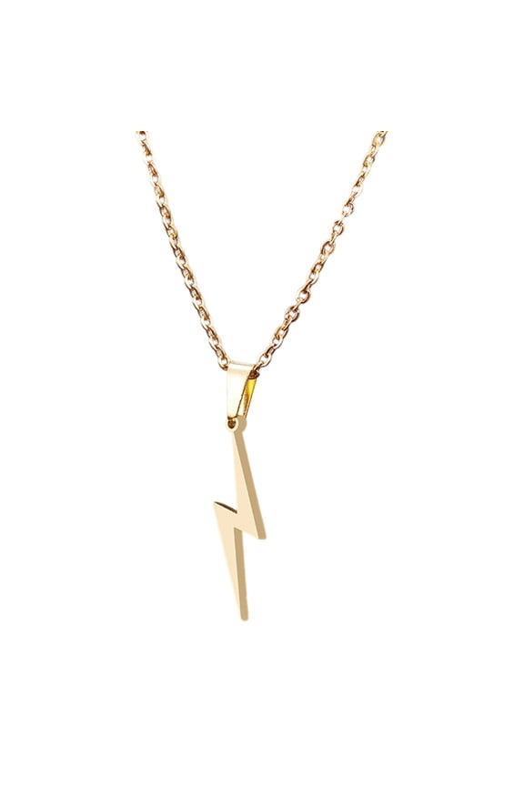 Stainless Steel Flashs Pendant Necklace for Men Women, Unisex Jewelry Gifts, Chain