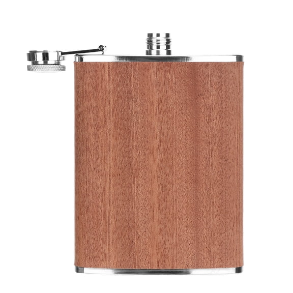 Toyandona 1Pc Convenient Portable Flask Stainless Steel Flat Design for Outdoor Activities