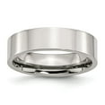 thumbnail image 1 of Stainless Steel Flat 6mm Polished Band Size: 11; for Adults and Teens; for Women and Men, 1 of 5