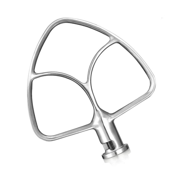 Stainless Steel Flat Beater Paddle for 4.5-5QT Bowl Lift Stand Mixer Beater Replacement Attachment Accessories