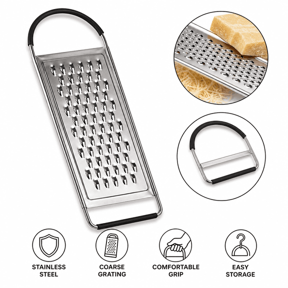 Stainless Steel Flat Coarse Grater