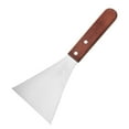thumbnail image 1 of Stainless Steel Flat Mouth Spatula Straight Handle Triangle Shovel for Barbecue Pancake Baking Cooking Tool Kitchen Utensil Flipper Turner Serving Shovel, 1 of 3