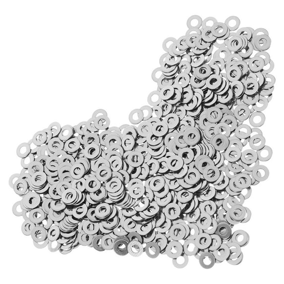 Stainless Steel Flat Washer 500 Pcs Spring Washers Metal Gasket Assortment Kit Thicken