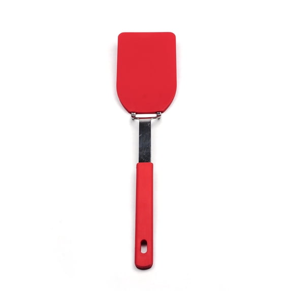 Stainless Steel Flexible Nylon Spatula - Med - Red 10.75x2x3.25