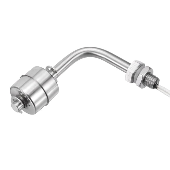 Stainless Steel Float Switch, 78mm Rod 110V DC 0.5A Horizontal Single Tank Liquid Level Controller for Pump/Alarm 1 Pcs
