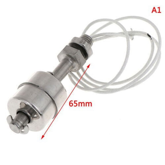 Stainless Steel Float Switch for Vertical Water Level Monitoring Compact Size