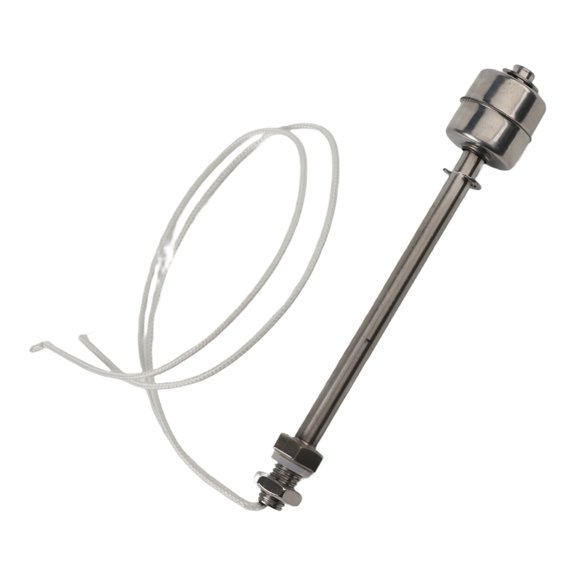 Stainless Steel Float Switch for Water Level Control Vertical Mounting Sensor 45mm to 200mm Silver