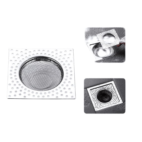 Stainless Steel Floor Drain Filter Deodorant Toilet Sealing Cover Sewer Bathroom Core Artifact Universal Water 5PCS