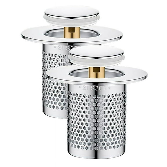 Stainless Steel Floor Drain Filter,-Up Sink Filter,Rustproof Sink Strainer,for Kitchen,Bathtub,Sink Water Pipe
