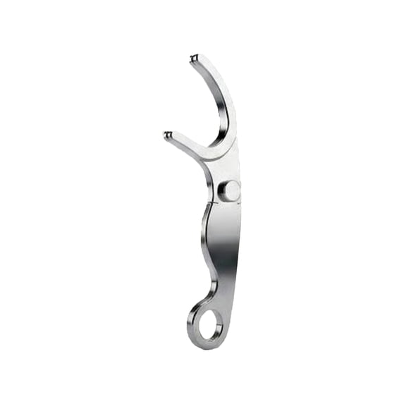 Stainless Steel Flosser, Reusable Flossing Tool with Handle, Easy Grip for Reaching Back Teeth
