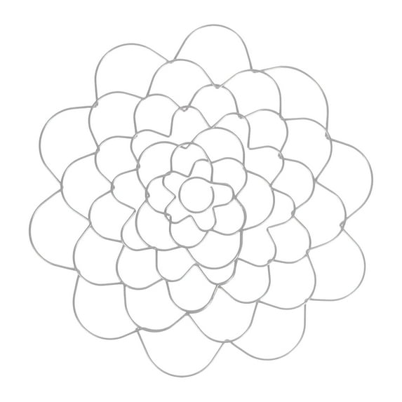 Stainless Steel Flower Arranger Frog, Wire Flower Arrangement Holder, Round Floral Lid Organizer Grid Tool, for Floral Plant Vase Stems Bouquets Fixation, Silver, 6 Inches