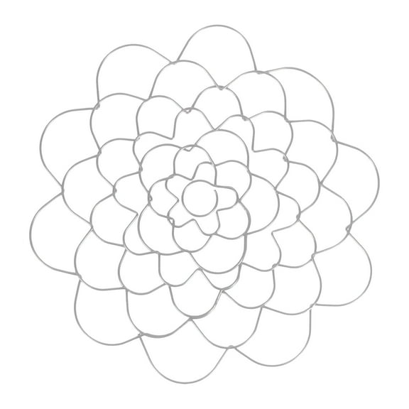 Stainless Steel Flower Arranger Frog, Wire Flower Arrangement Holder, Round Floral Lid Organizer Grid Tool, for Floral Plant Vase Stems Bouquets Fixation, Silver, 6 Inches