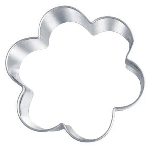 Stainless Steel Flower Cookie Cutter 2 Inch Diameter