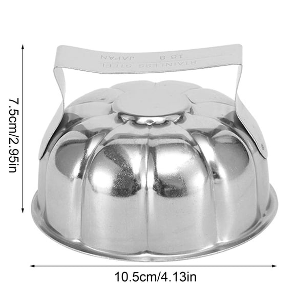 Stainless Steel Flower-Shaped Rice Mold & Fried Rice Press – Perfect for Decorative Dishes, Home Cooking & Restaurant Presentation!