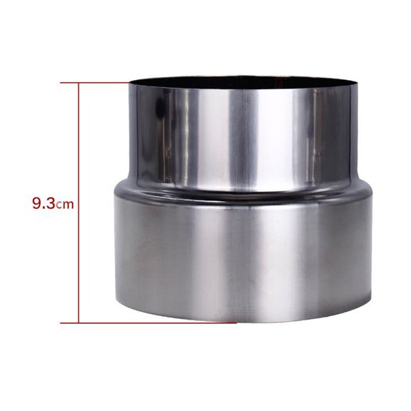 Stainless Steel Flue Liner Reducer Chimney Adaptor Stove Pipe Connector for Heating Air Conditioning Venting Multiple Sizes Available Non-Integrated Options