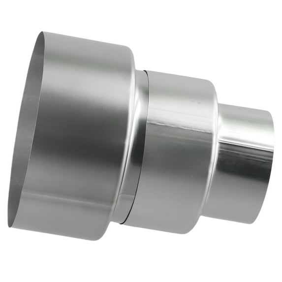 Stainless Steel Flue Liner Reducer / Tubing Connector Chimney Adaptor Stove Pipe