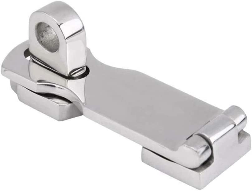 Qiilu 316 Stainless Steel Boat Strap Hinges - 2.8x1.4 Inch, Flush Mount For Marine Hatches & Doors