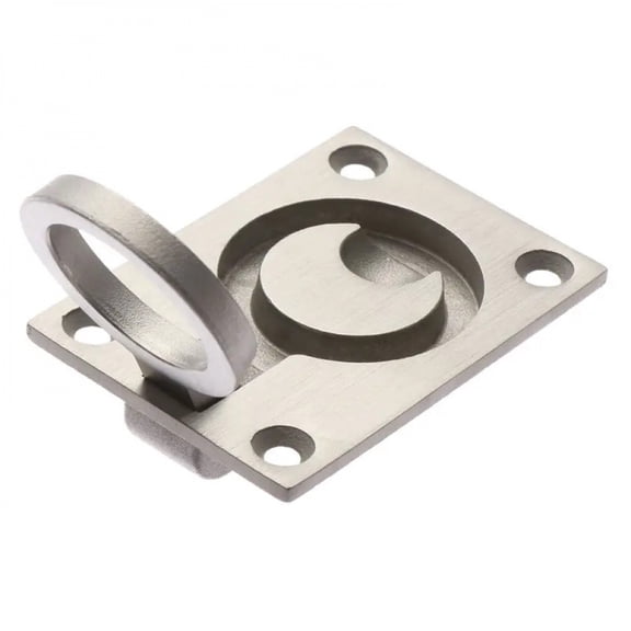 Stainless Steel Flush Pull Ring Deck Hatch Pull Ring Door Knobs Recessed Flush Pullers Durable Cabinet Cupboard Handles Hardware