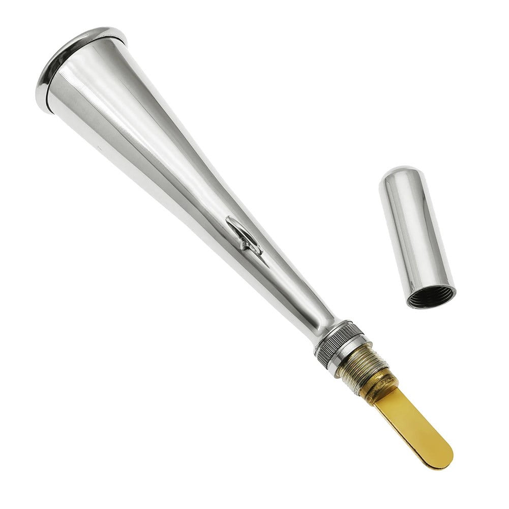 Bicycle Horn Bestseller] Marine 6.93in Handheld Foghorn Stainless Steel Fog Horn Removable Accessory For Boat Foghorn I5255838666 Train Horn