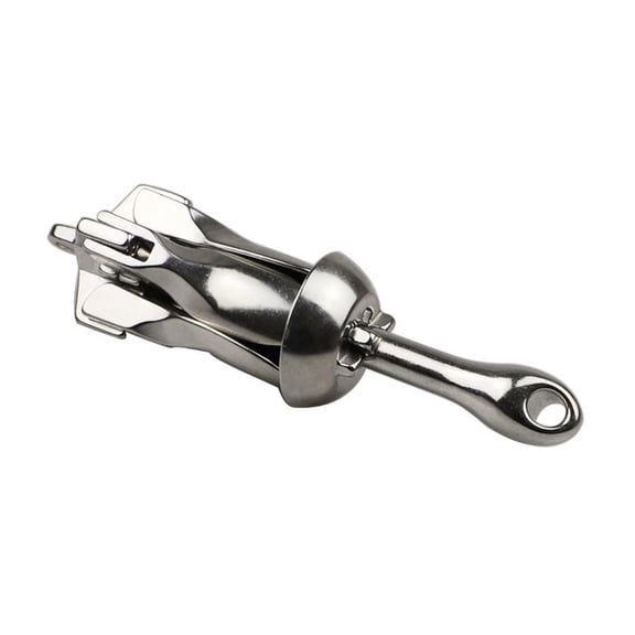 Stainless Steel Foldable Grapnel Marine Vessel Docking Hardware Resist