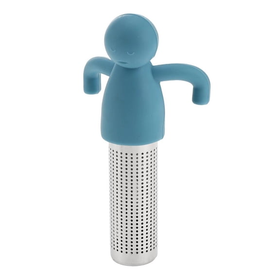 Stainless Steel and Silicone Tea Infuser with Leak-Proof Design and Large Tea Compartment for Home and Travel Use