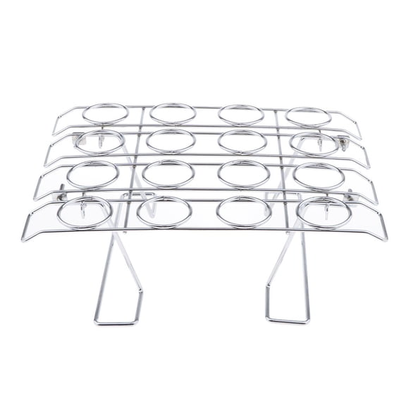 Stainless Steel Folding Cake Cone Baking Rack for Desserts,Ice Cream,Cupcake 16 Slots