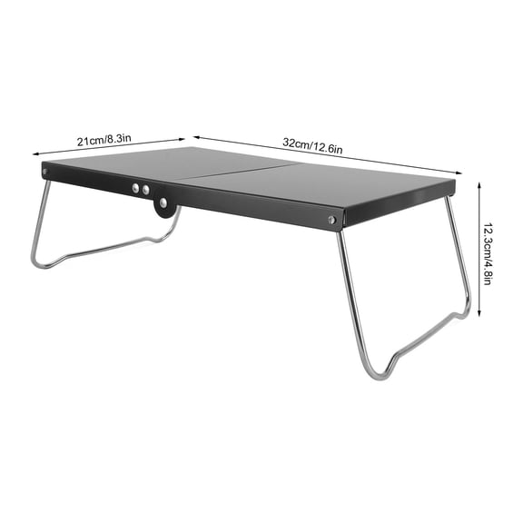 Stainless Steel Folding Camping Table Portable Mini Beach Table For Outdoor BBQ Hiking Fishing